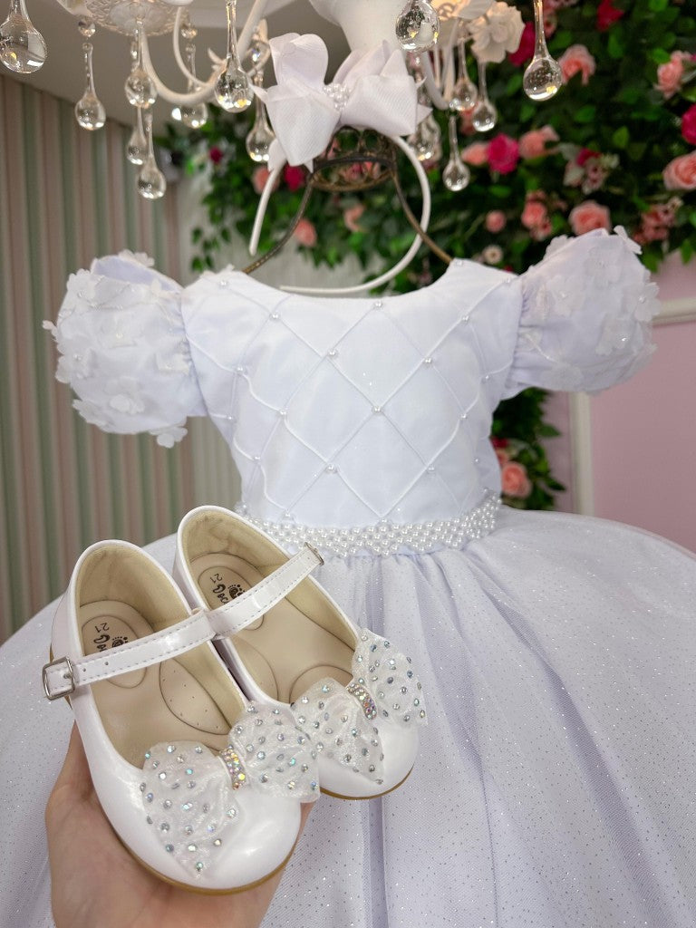 Vestido Bella Child Veronica Branco (VESTBLLCHLVRNBRNC)