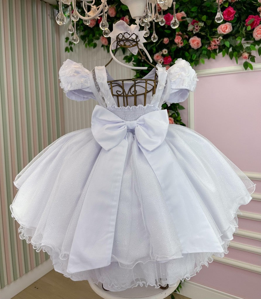 Vestido Bella Child Veronica Branco (VESTBLLCHLVRNBRNC)