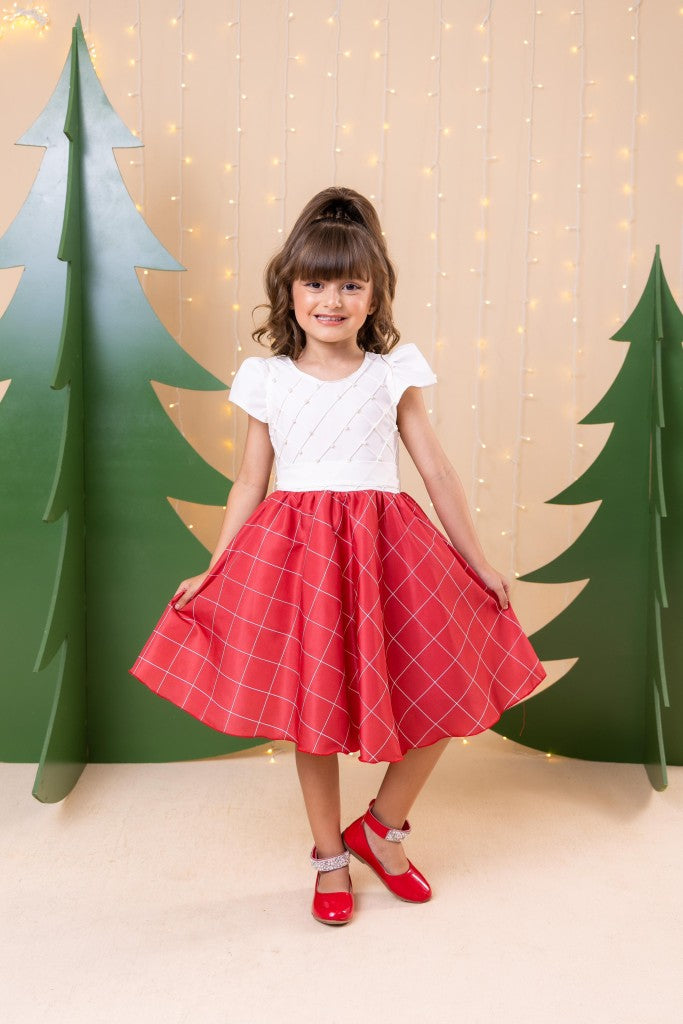 Vestido Banana Club Jamile Saia Vermelha (VESTBNNCLBJMLSVRML)