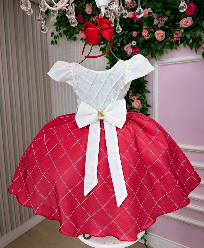 Vestido Banana Club Jamile Saia Vermelha (VESTBNNCLBJMLSVRML)