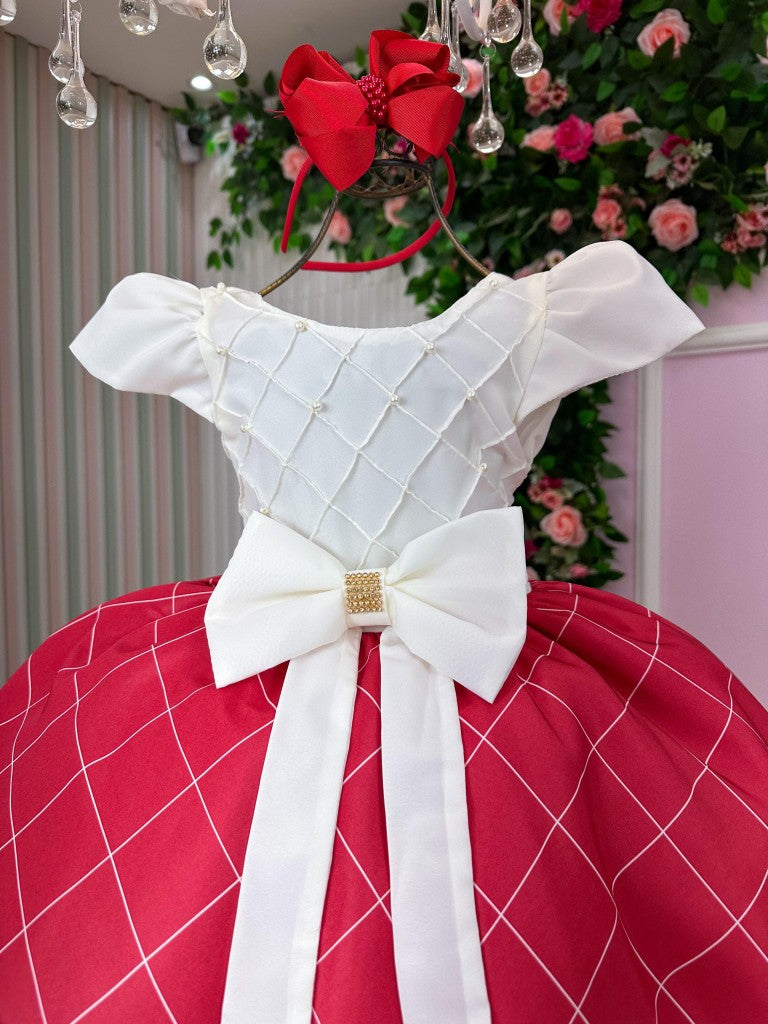 Vestido Banana Club Jamile Saia Vermelha (VESTBNNCLBJMLSVRML)