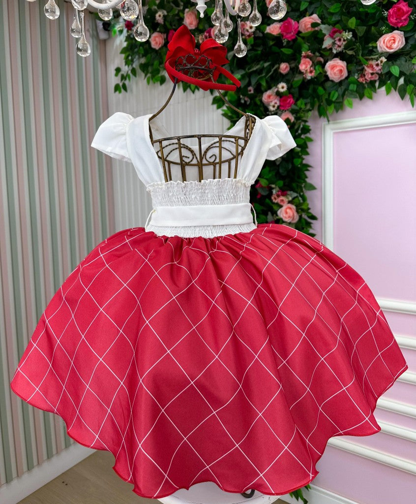 Vestido Banana Club Jamile Saia Vermelha (VESTBNNCLBJMLSVRML)