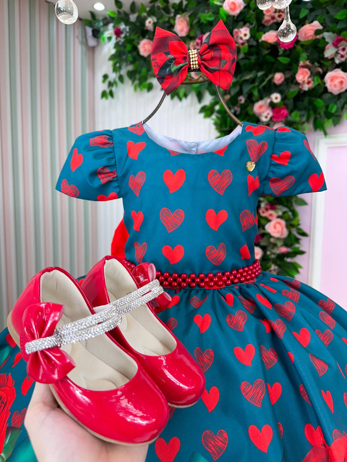 Vestido Mimadine Melissa Natal Verde (VESTMMDMLSNTLVRD)