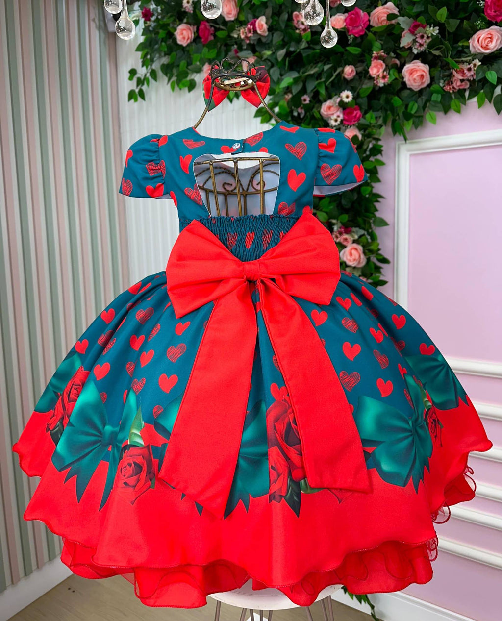 Vestido Mimadine Melissa Natal Verde (VESTMMDMLSNTLVRD)