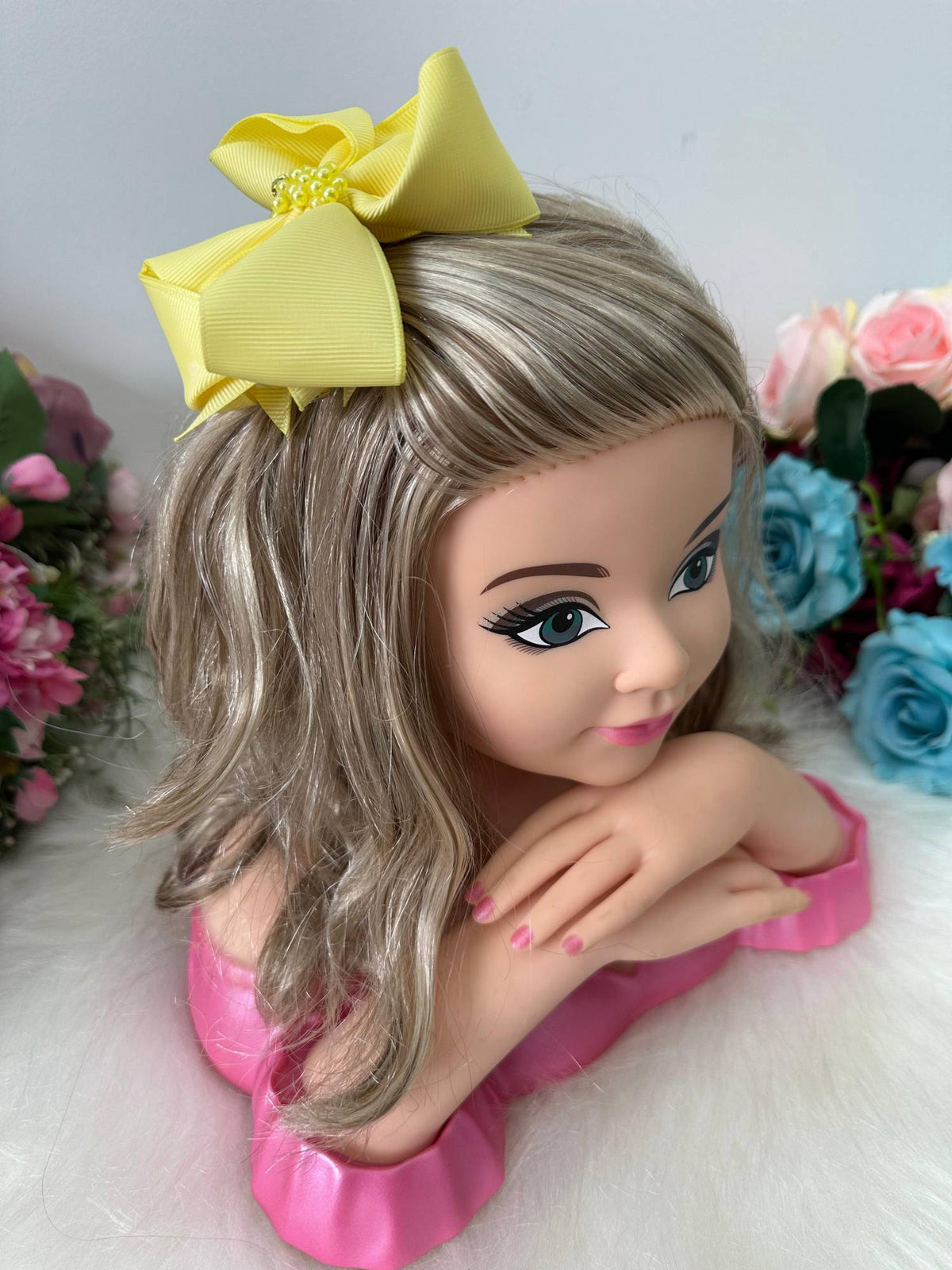 Laço Belli Strass Maria Alice Amarelo (LCBLSTRSMAMELO)