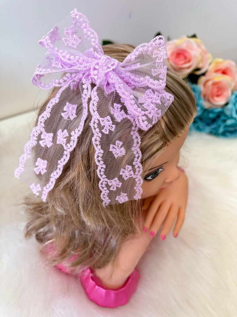 Laço Belli Jessica Renda Lilas (LCBLLJSSCRNDLL)