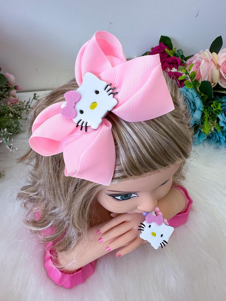 Laço Belli Tematico Hello Kitty + Pulseiras (LCBLLTMCHLLKITPL)