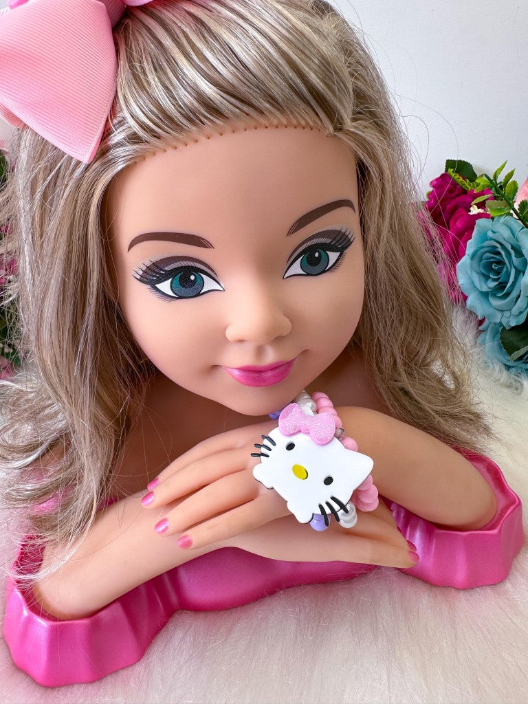 Laço Belli Tematico Hello Kitty + Pulseiras (LCBLLTMCHLLKITPL)