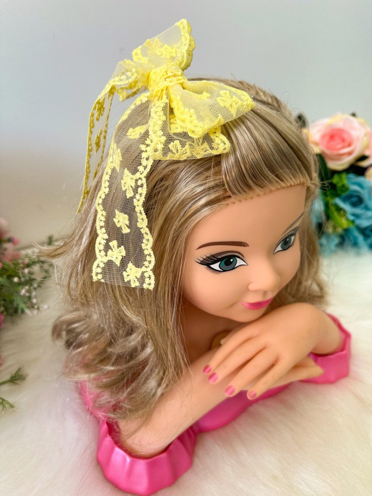 Laço Belli Jessica Renda Amarelo (LCBLLJSSRDAM)