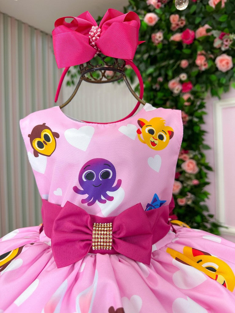 Vestido Infantil Temáticos Luxo Bolofofos - Bolo Fofos (VESTINFTMTLBLFF)