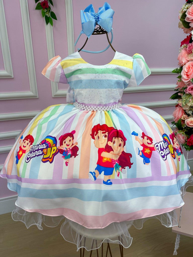 Vestido Tematicos da Gigi Maria Clara e JP (VESTRMTCMRIACLARAEJP)