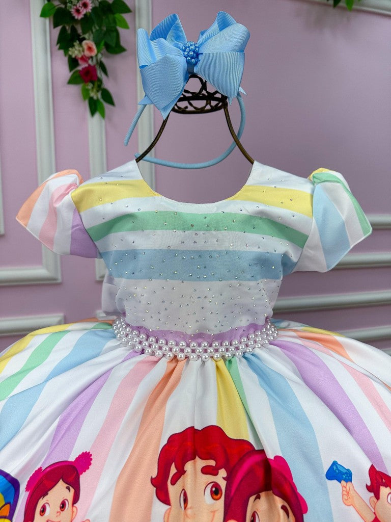 Vestido Tematicos da Gigi Maria Clara e JP (VESTRMTCMRIACLARAEJP)