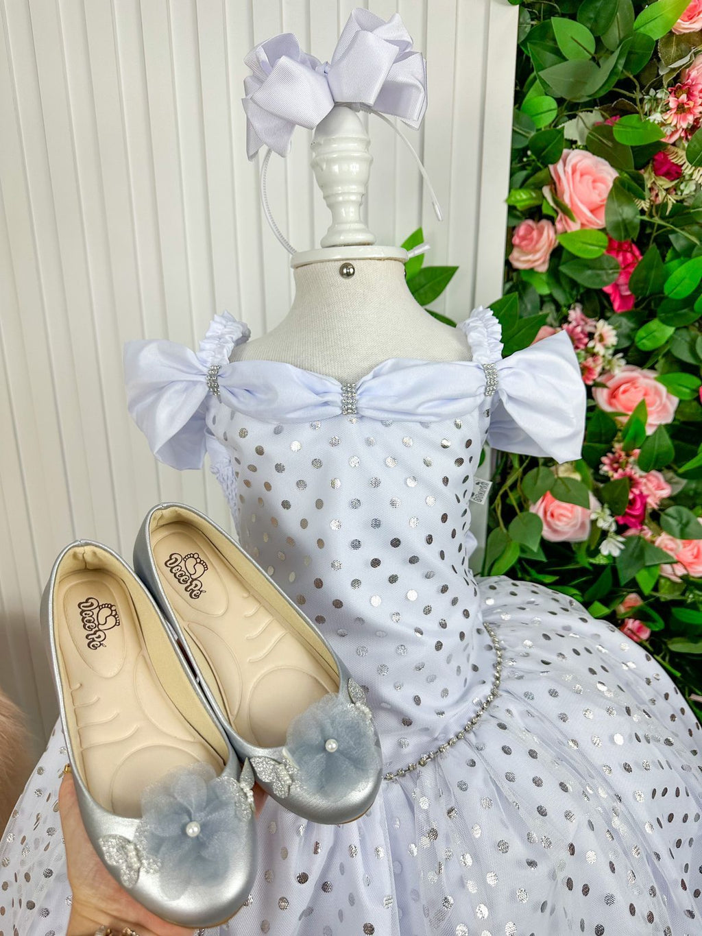 Vestido Marie Bolinhas Branco (VESTMARIEBOLNHASBRNC)