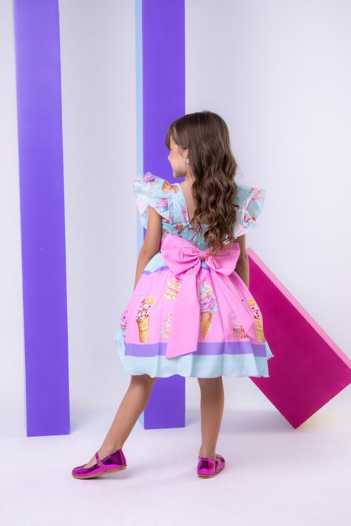 Vestido Tematicos Kids Doces - Doceria - Candy (VESTBNNCLBTMTDCDCRCAND)