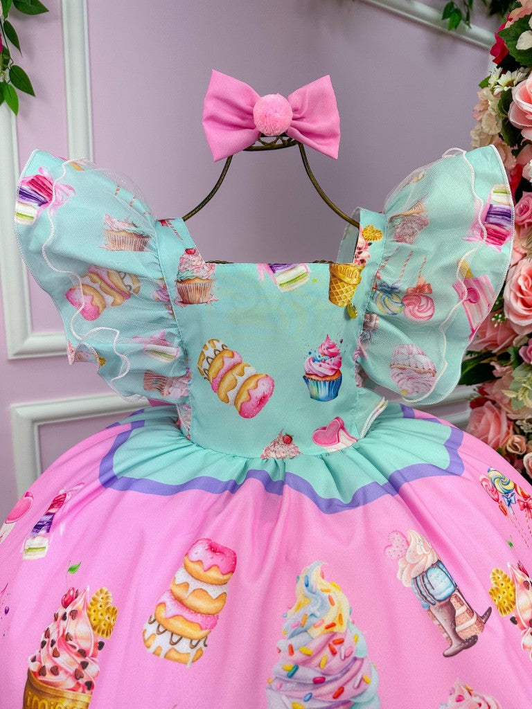 Vestido Tematicos Kids Doces - Doceria - Candy (VESTBNNCLBTMTDCDCRCAND)