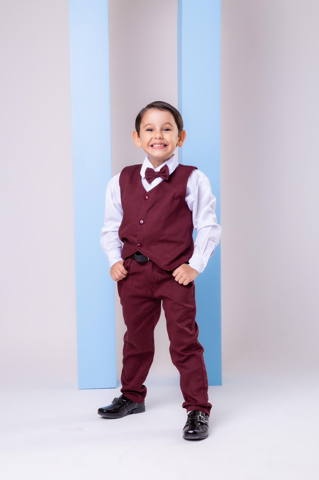 Conjunto Miss Cherry Social Leonardo Colete Marsala (CONJNTMSSCHRRSCALCLTMARSL)