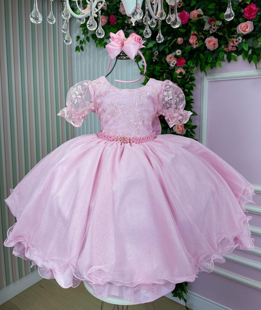 Vestido Bella Child Laize Rosa Bebe (VESTBELLCLDLOIZERSA)