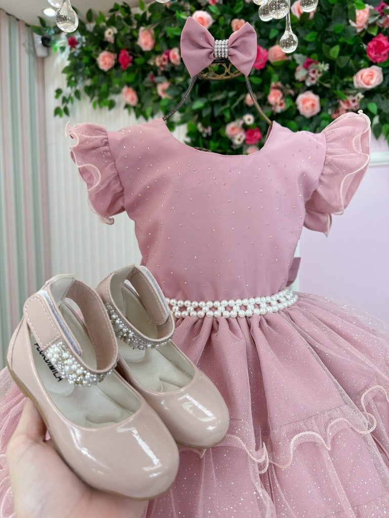 Vestido Ysa Kids Belinda Rose (VESTYSAKDSBLNRS)