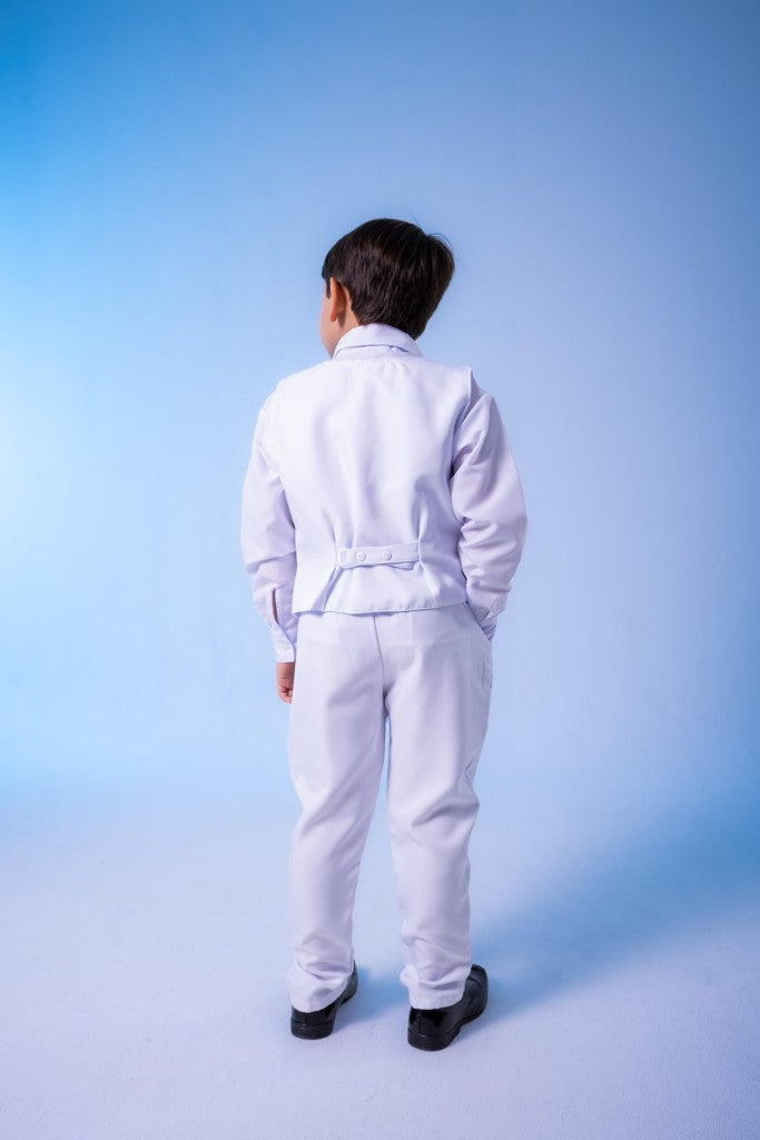 Conjunto Miss Cherry Social Leonardo Colete Branco (CONJMSSCRSCLABRNC)