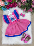 Romper/Vestido Princesa Belli Tematico Stitch e Angel (RMPPRNBLTMSTCANG)