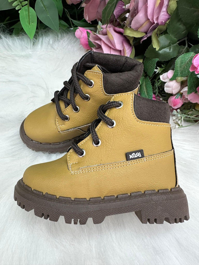 Bota/Coturno Masculina Nilqi Mostarda (BTCTNQIMSTD)