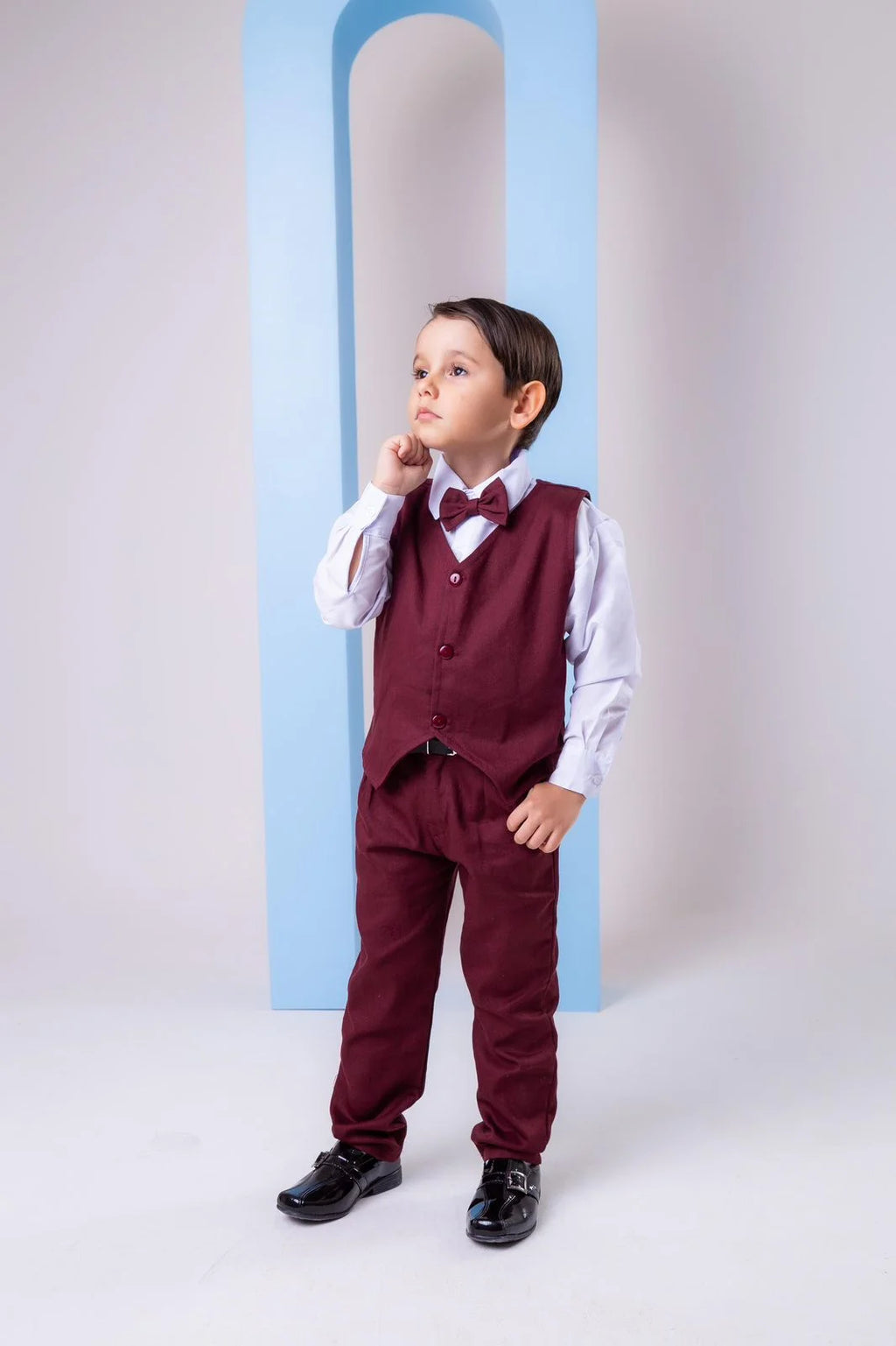 Conjunto Miss Cherry Social Leonardo Colete Marsala (CONJNTMSSCHRRSCALCLTMARSL)