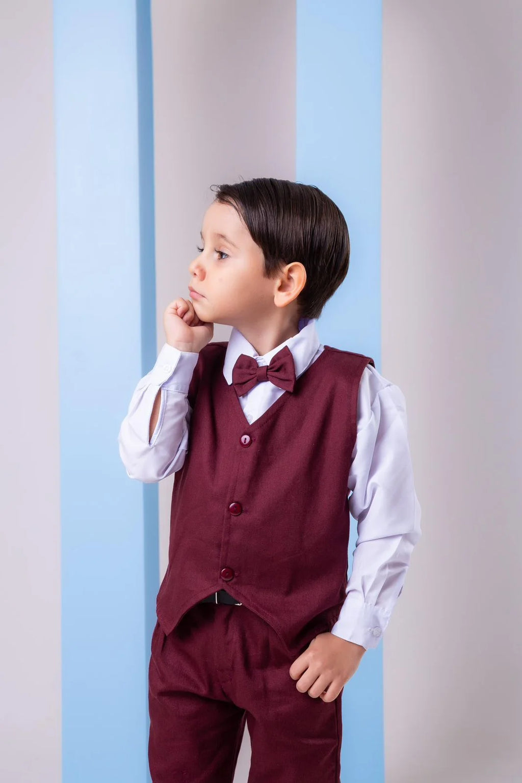 Conjunto Miss Cherry Social Leonardo Colete Marsala (CONJNTMSSCHRRSCALCLTMARSL)