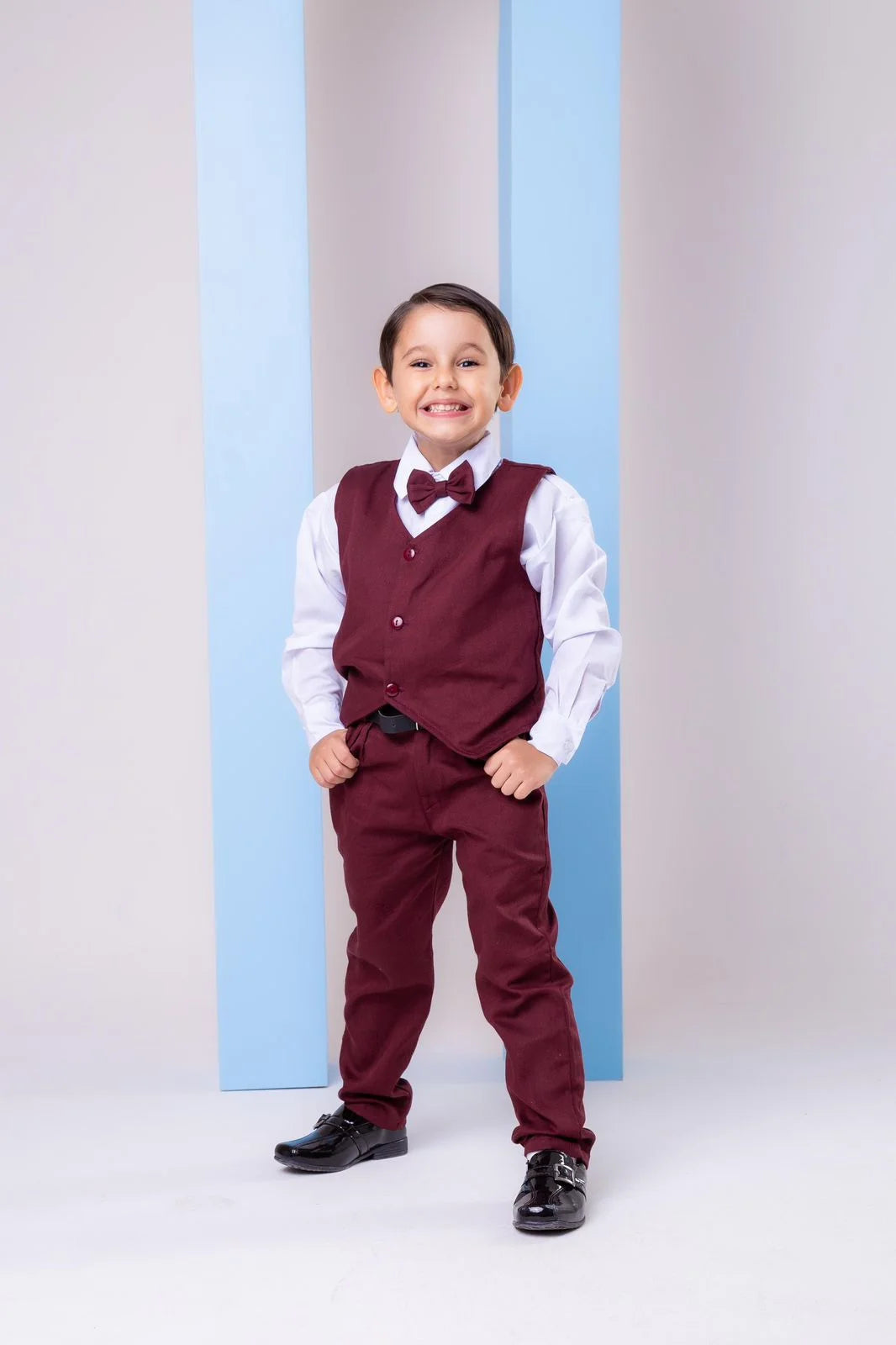 Conjunto Miss Cherry Social Leonardo Colete Marsala (CONJNTMSSCHRRSCALCLTMARSL)