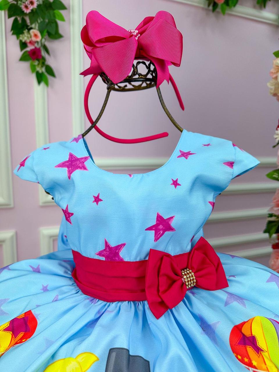 Vestido Infantil Temáticos da Gigi Mundo Bita (VESTINFTMDGIMNDBT)