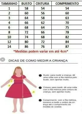 Vestido Princesa Belli Bia Jardim Encantado Azul Tiffany (VESTPRINCBLLJRDENCAZLTFF)