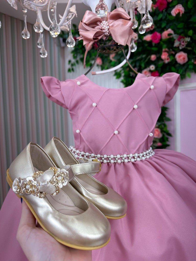 Vestido Ysa Kids Francine Rose - Festa