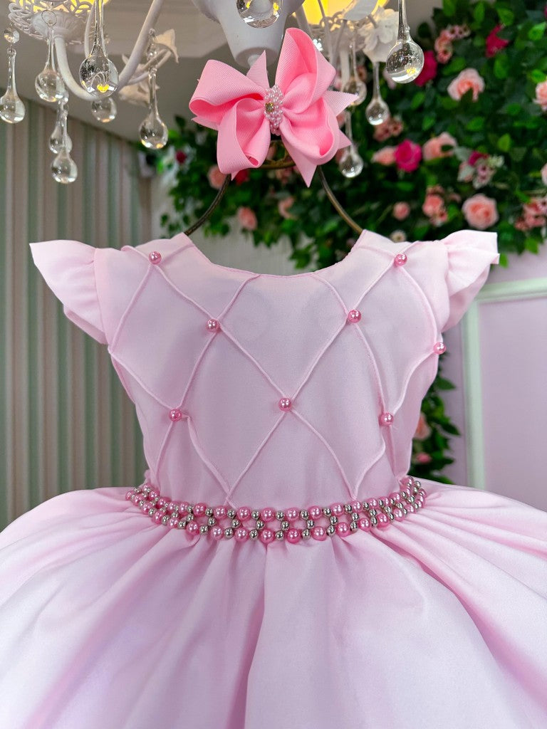 Vestido Ysa Kids Francine Rosa Bebe - Festa