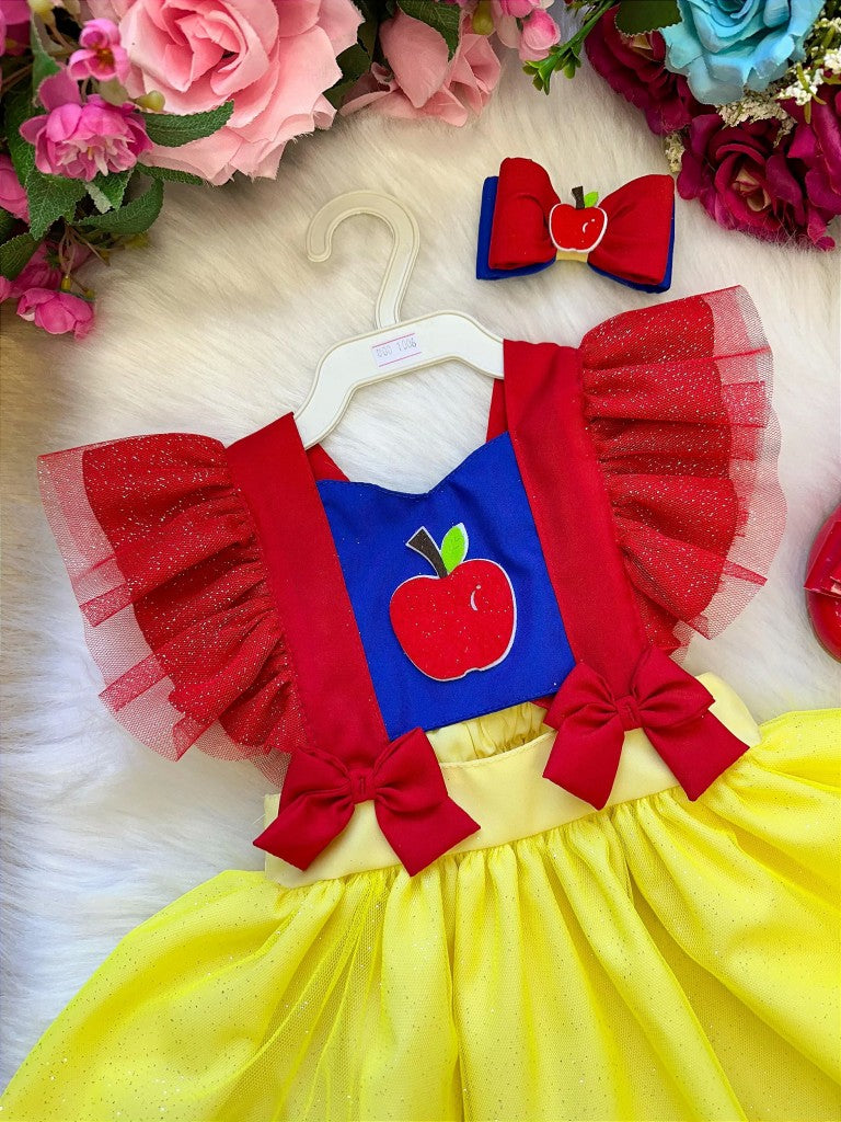 Romper/Vestido Princesa Belli Princesa Maça (ROPERVSTPNCSABRNCANEVE)