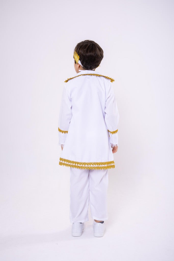 Fantasia Princesa Belli Principe Conde William Branco (FTSPRNCBLPRNCCNWBC)