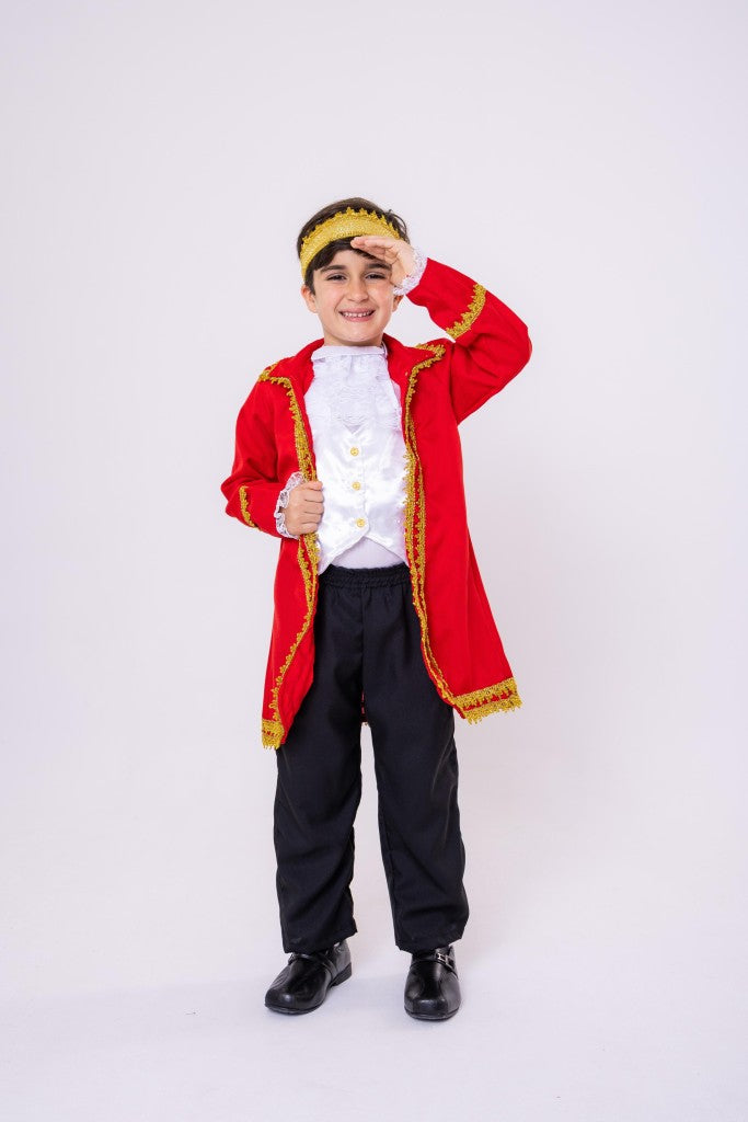 Fantasia Princesa Belli Principe Conde William Vermelho (FTNPRNBLLPRNCNWLVRM)