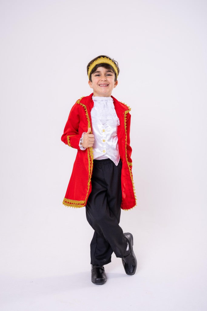 Fantasia Princesa Belli Principe Conde William Vermelho (FTNPRNBLLPRNCNWLVRM)