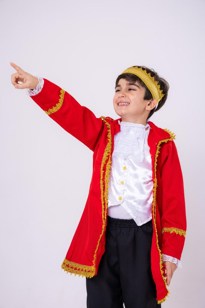 Fantasia Princesa Belli Principe Conde William Vermelho (FTNPRNBLLPRNCNWLVRM)