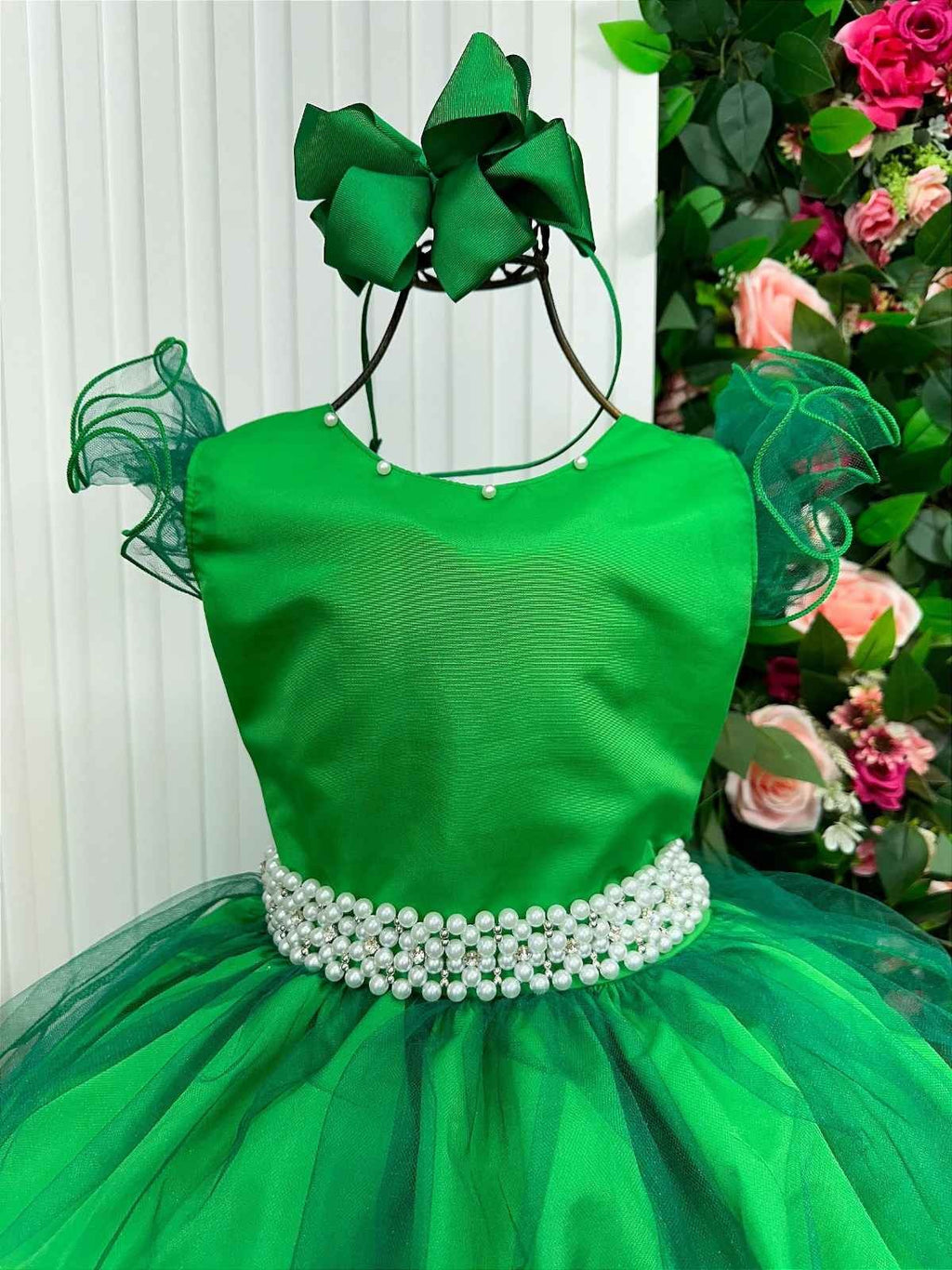 Vestido Marie Longo Amanda Verde Bandeira (VESTMRLNGAMNVRDBND)