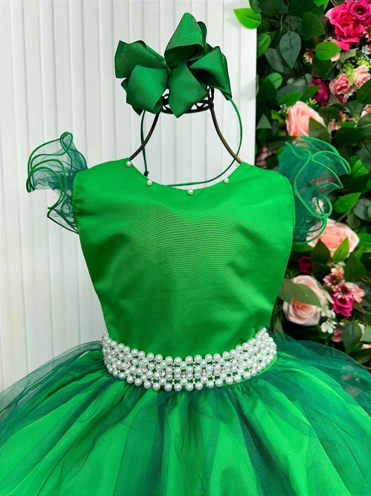 Vestido Marie Longo Amanda Verde Bandeira (VESTMRLNGAMNVRDBND)