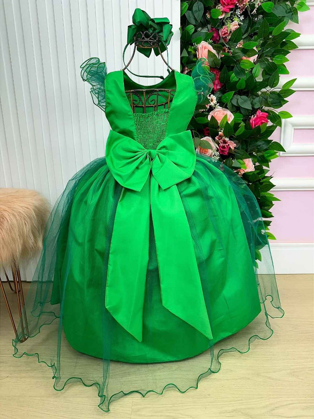 Vestido Marie Longo Amanda Verde Bandeira (VESTMRLNGAMNVRDBND)