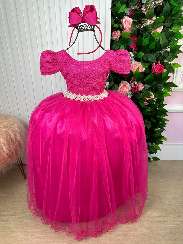 Vestido Enjoy Laura Longo Pink Rendado (VESTENJLNGPINK2)