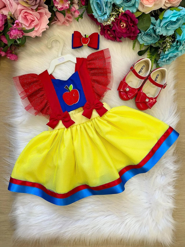 Romper/Vestido Princesa Belli Princesa Maça (ROPERVSTPNCSABRNCANEVE)