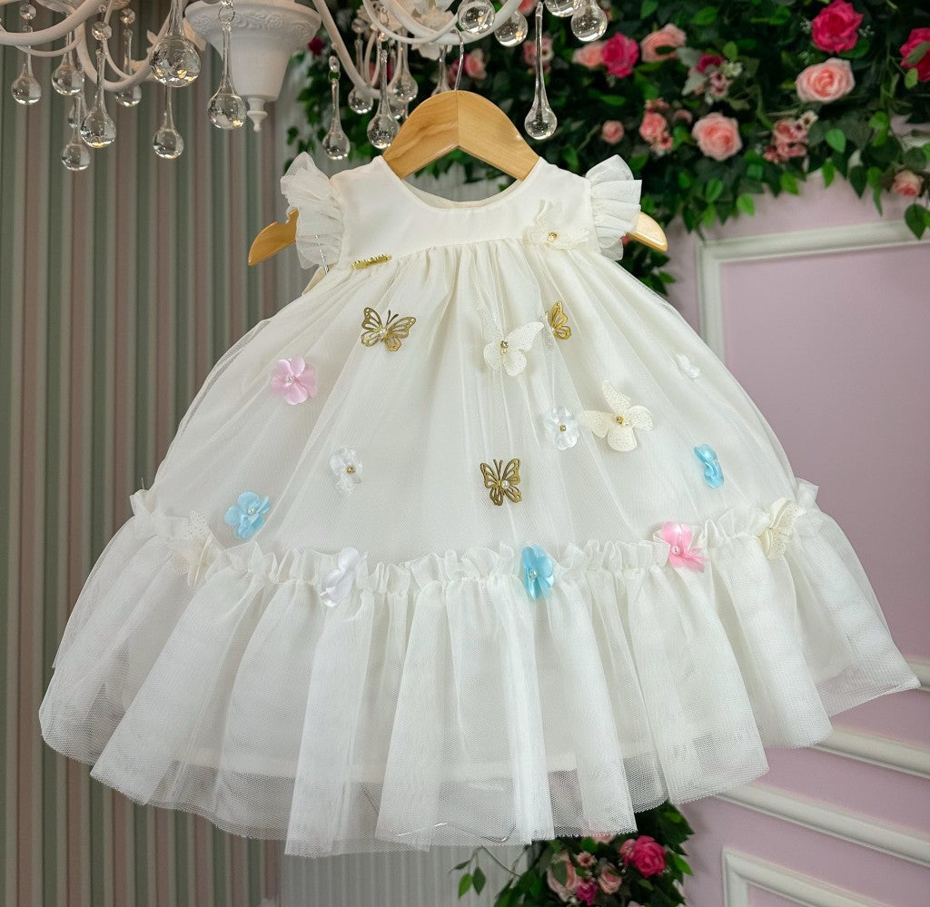 Vestido Vila Lele Jardim das Borboletas  Liz Off