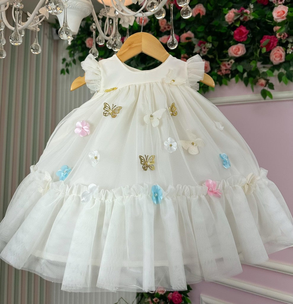 Vestido Vila Lele Jardim das Borboletas  Liz Off