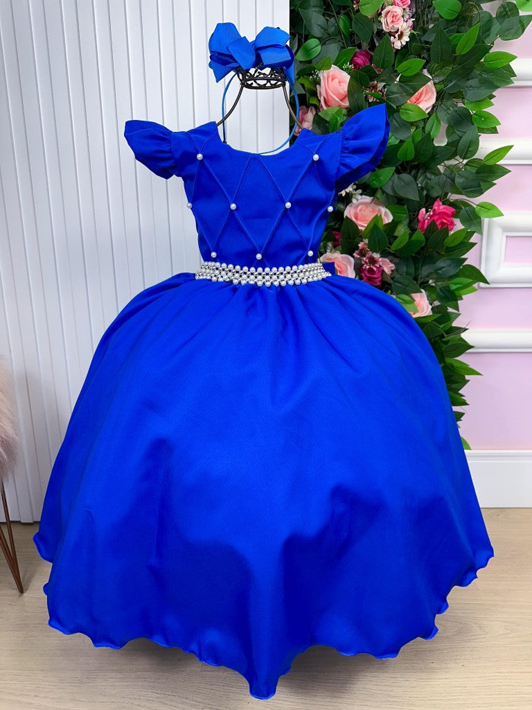 Vestido Ysa Kids Ariane Longo Azul Royal (VESTYSAKIDARILONAZROY)