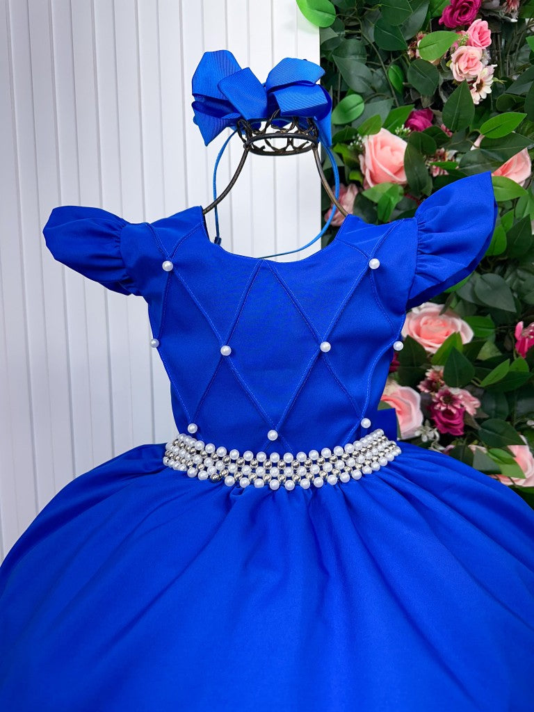 Vestido Ysa Kids Ariane Longo Azul Royal (VESTYSAKIDARILONAZROY)