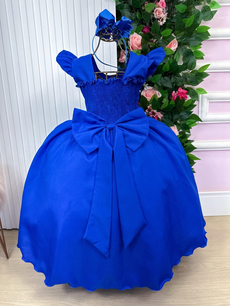 Vestido Ysa Kids Ariane Longo Azul Royal (VESTYSAKIDARILONAZROY)