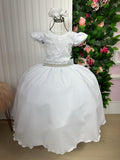Vestido Ysa Kids Ariane Longo Branco (VESTYSAKIARILONBRA)