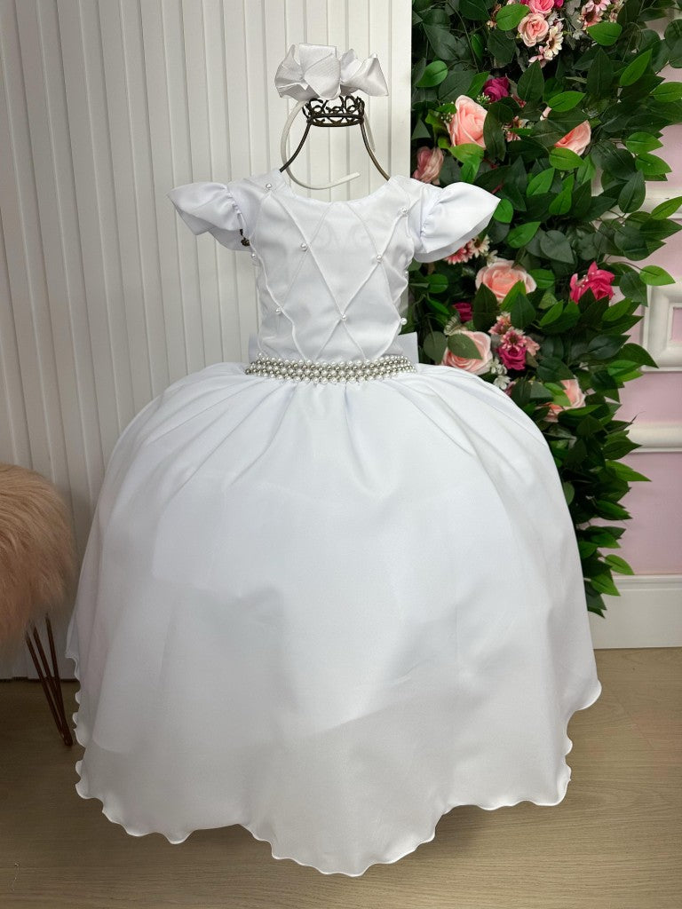 Vestido Ysa Kids Ariane Longo Branco (VESTYSAKIARILONBRA)