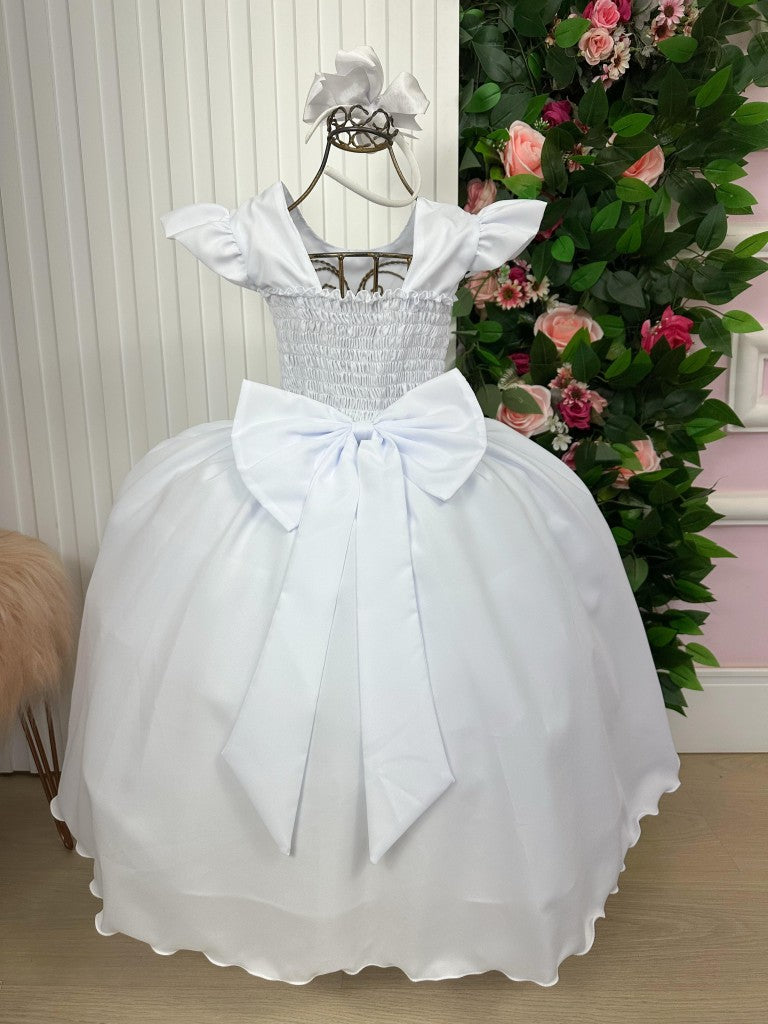 Vestido Ysa Kids Ariane Longo Branco (VESTYSAKIARILONBRA)
